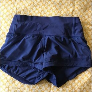 Navy Blue Lululemon Shorts